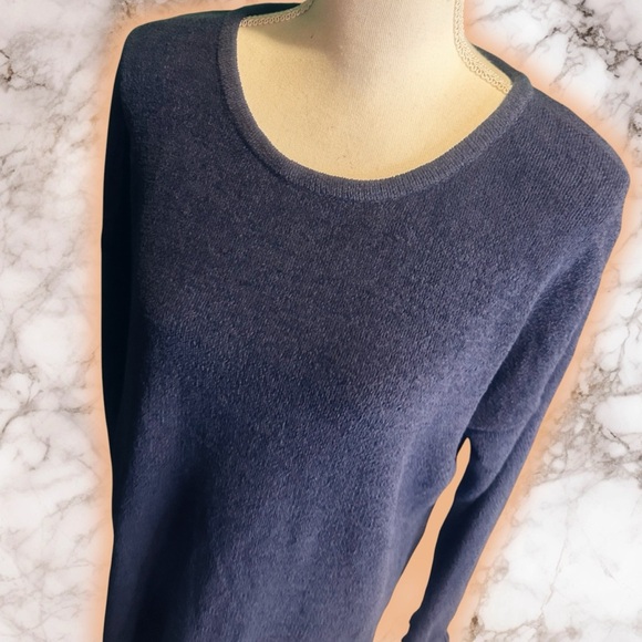 Lilly Pulitzer ‘Galen’ Chenille Ruffle Cuff Sweater Dress in “True Navy” Size XL - Picture 5 of 15